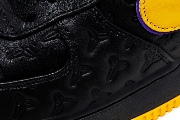 Kobe Bryant x Nike Air Force 1 Low 'Lakers Away' Numbered