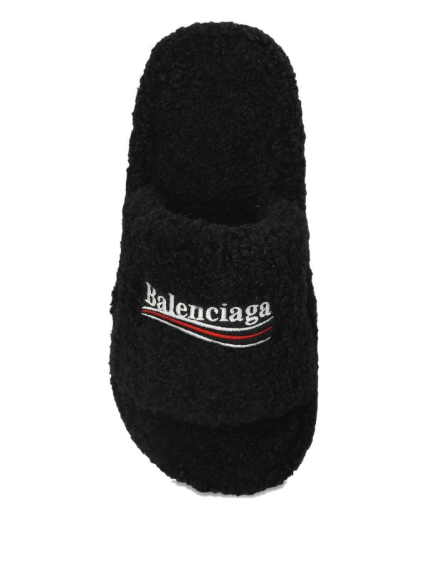 Balenciaga
logo-embroidered platform sandals