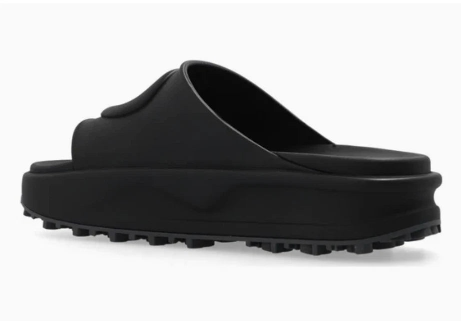 GucciInterlocking G slide sandal 'Black Rubber'