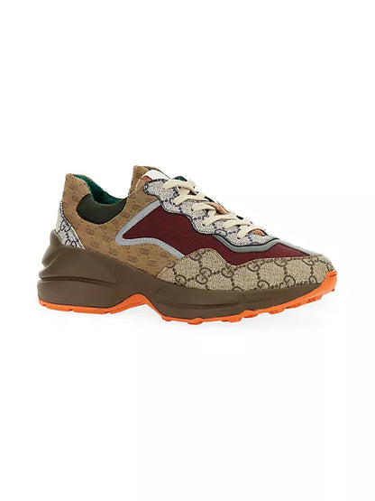 Gucci Multicolor Canvas and Leather Rhyton