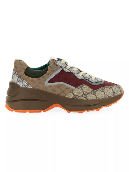 Gucci Multicolor Canvas and Leather Rhyton