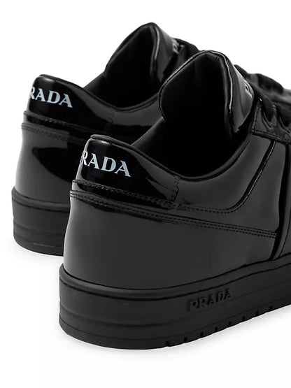 Prada  Downtown Patent Leather Sneakers