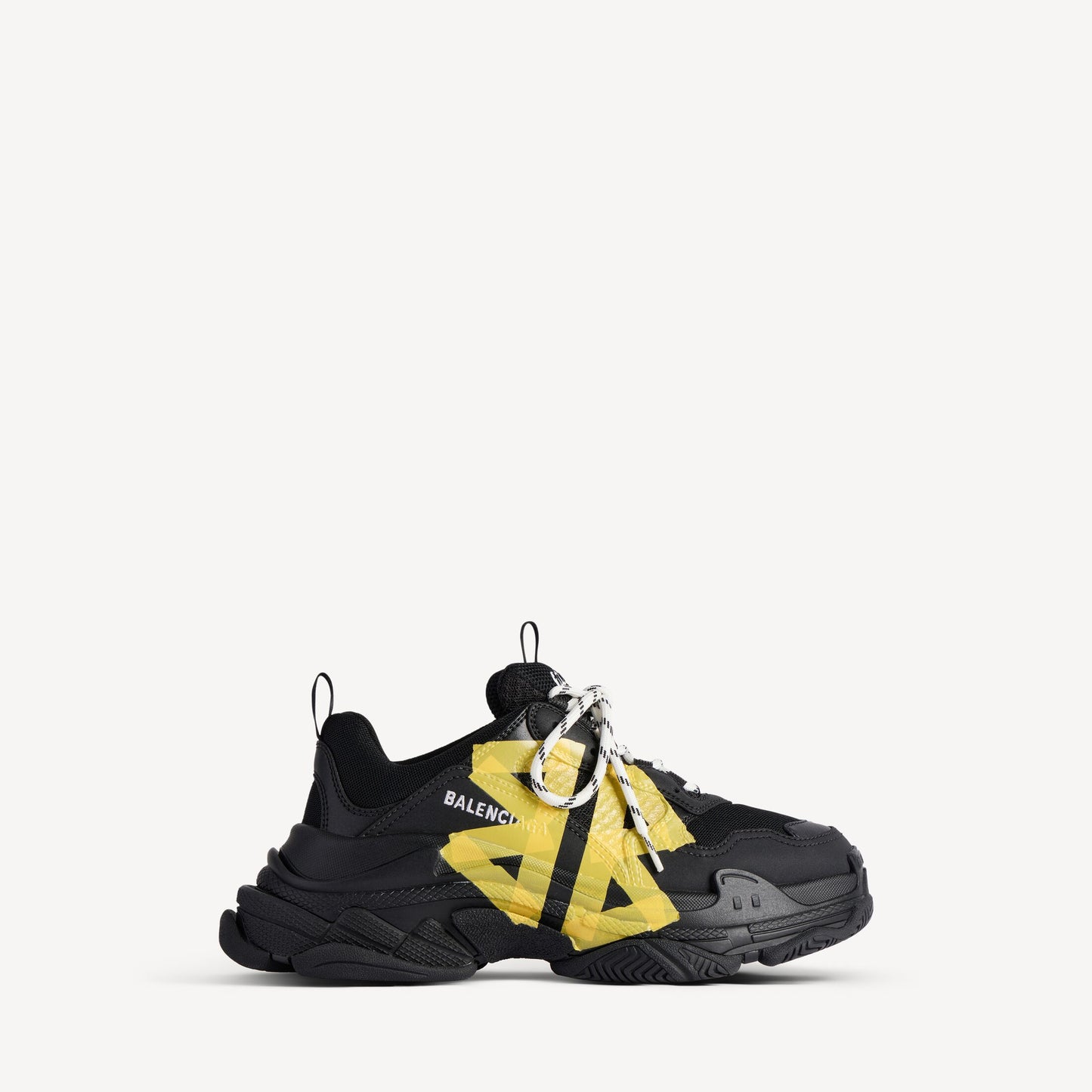 Balenciaga Triple S Sneaker 'Tape Type - Black Yellow'