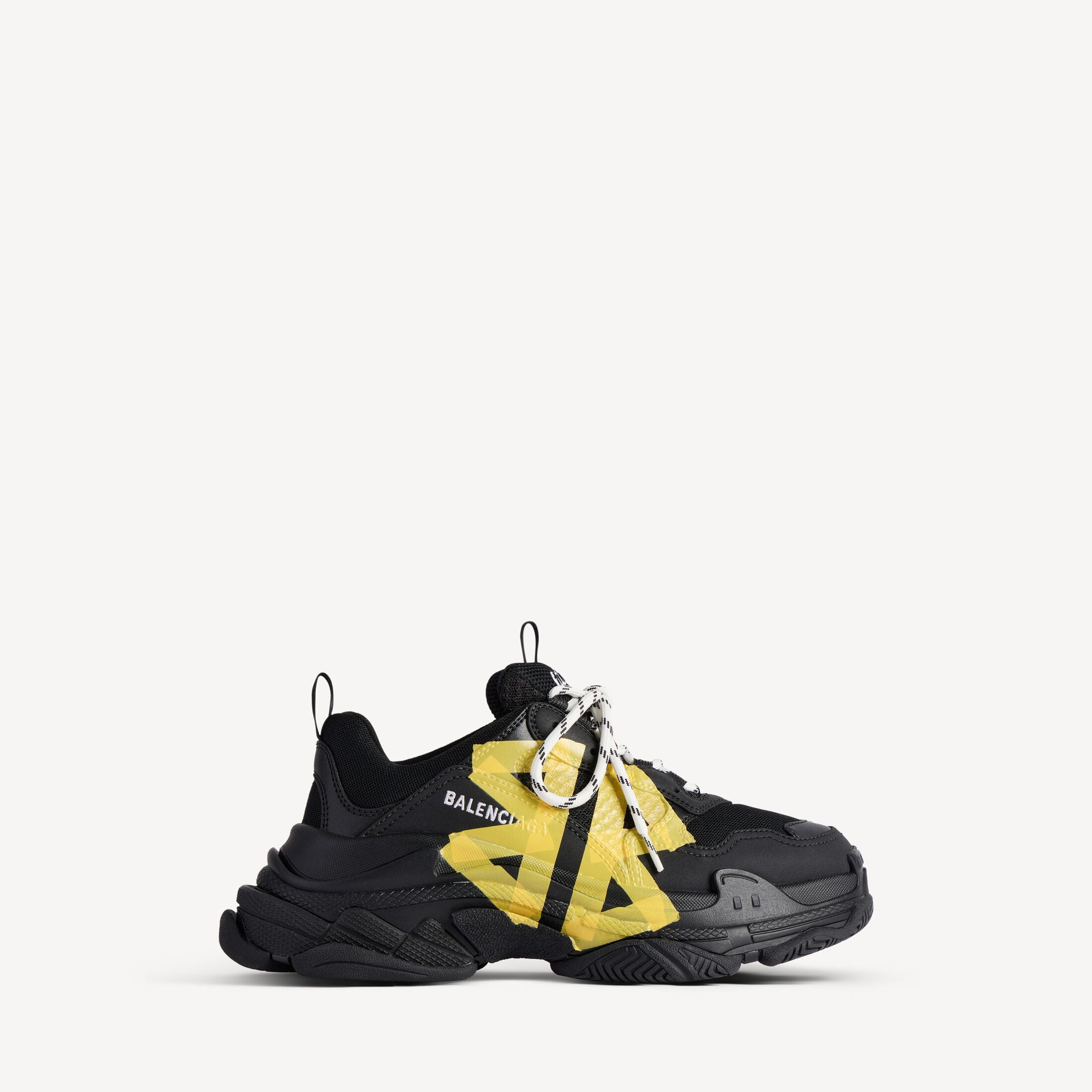 Balenciaga Triple S Sneaker 'Tape Type - Black Yellow'