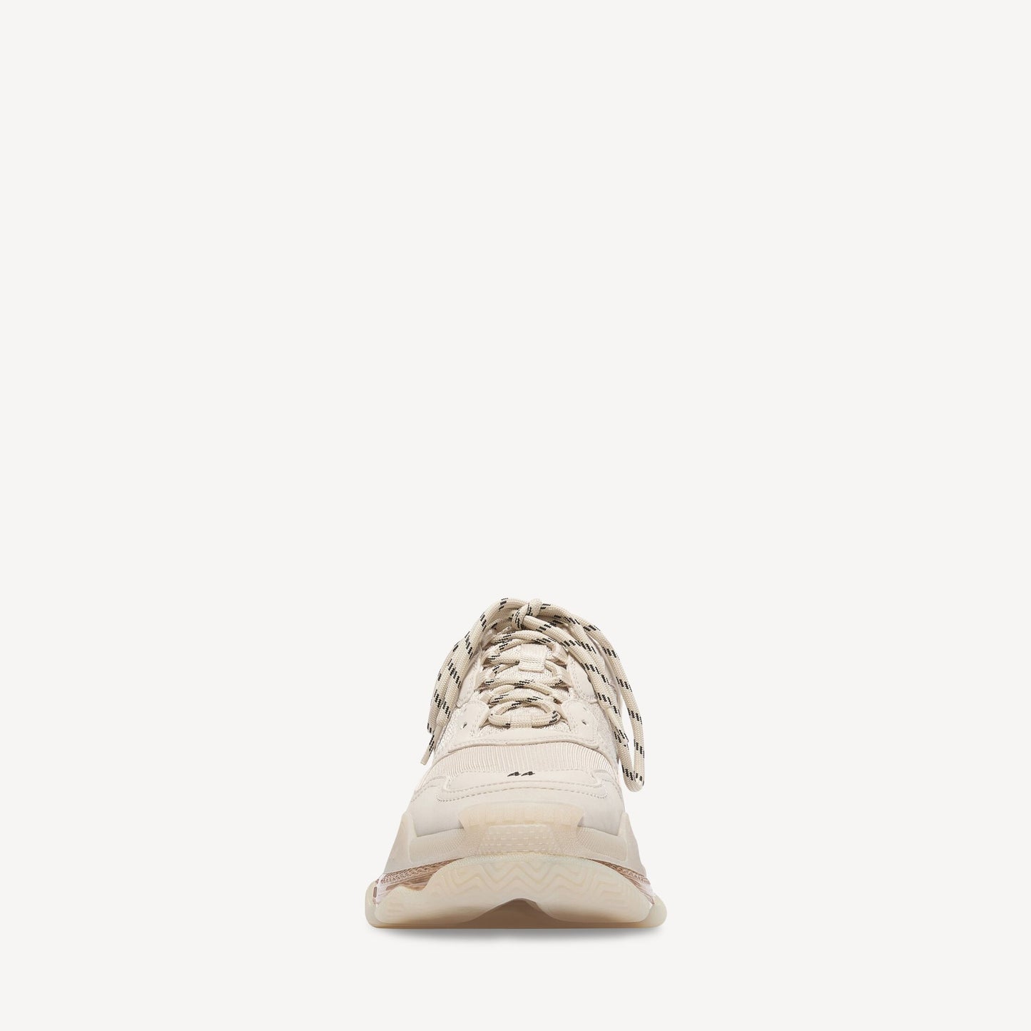 MEN'S TRIPLE S CLEAR SOLE SNEAKER IN WHITE