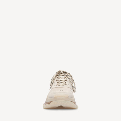 MEN'S TRIPLE S CLEAR SOLE SNEAKER IN WHITE