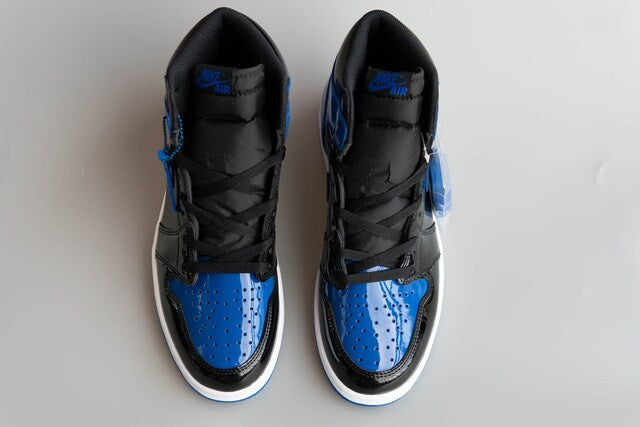 Air Jordan 1 Royal Blue Black Patent