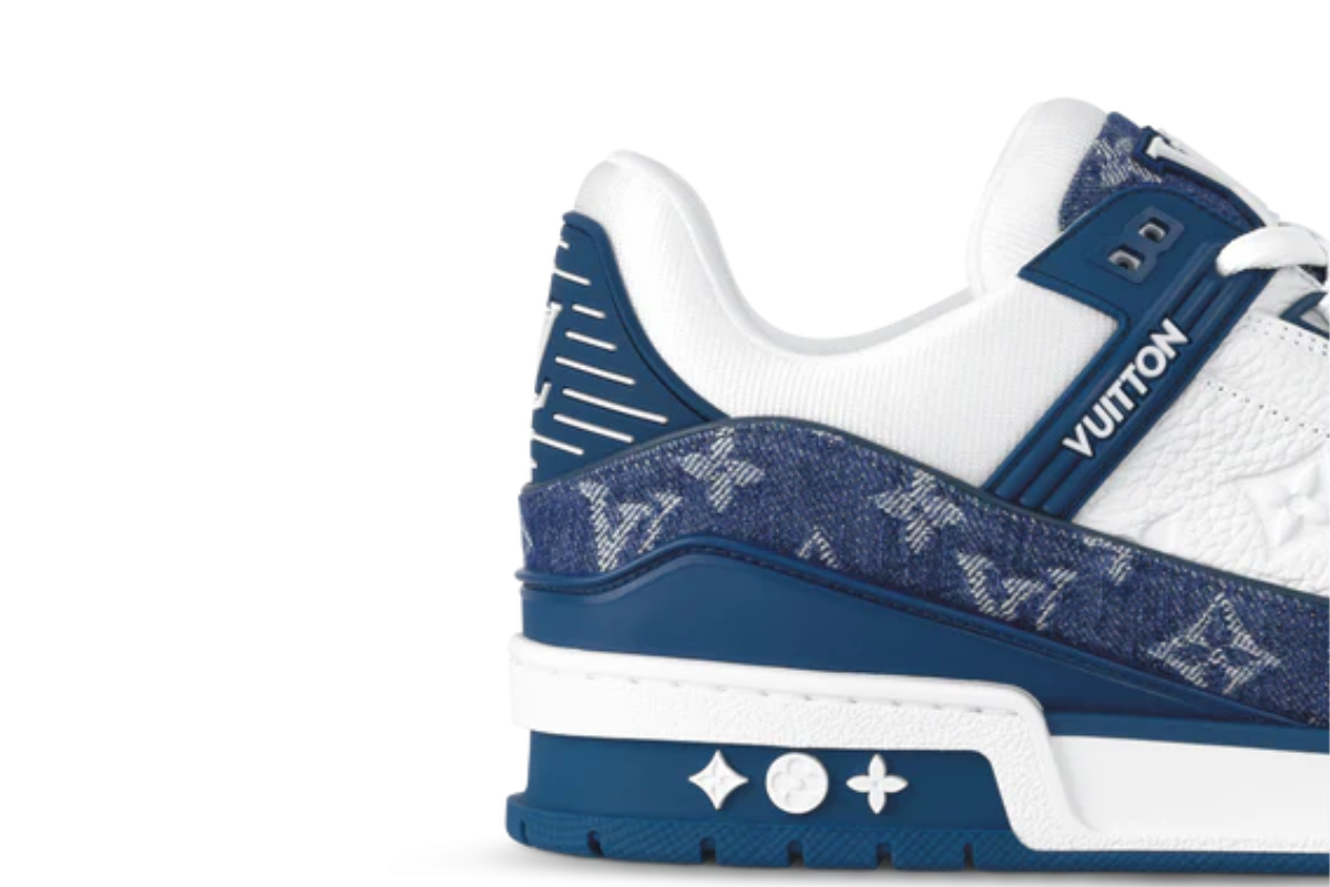 Louis Vuitton Wmns Trainer 'Monogram Denim - Light Blue'