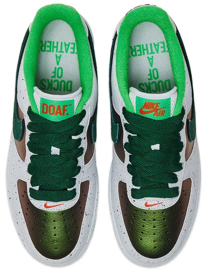 Nike Air Force 1 Low Ducks of a Feather University of Oregon Duck or Egg