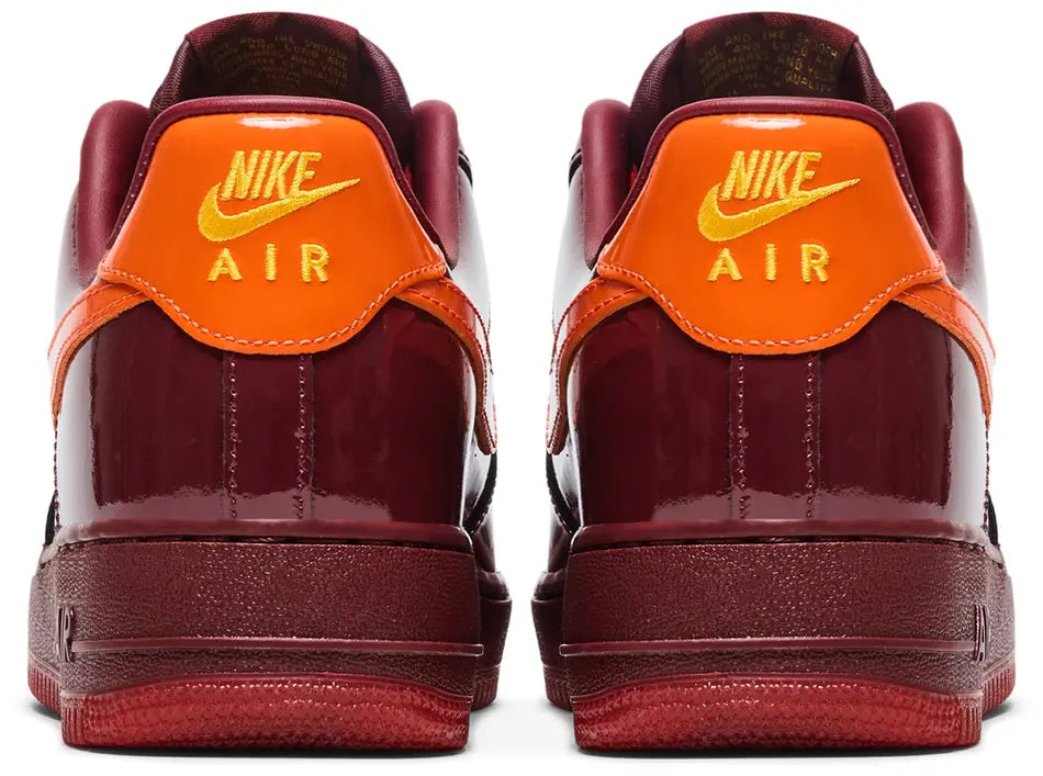 Nike Air Force 1 Low 'Patent Leather Dark Team Red'