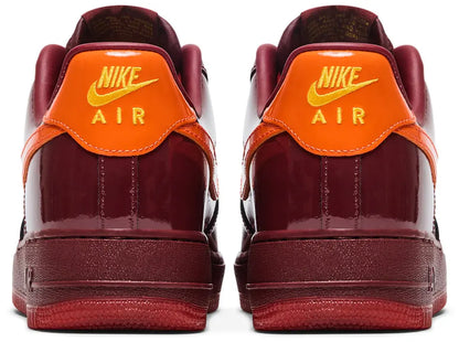 Nike Air Force 1 Low 'Patent Leather Dark Team Red'
