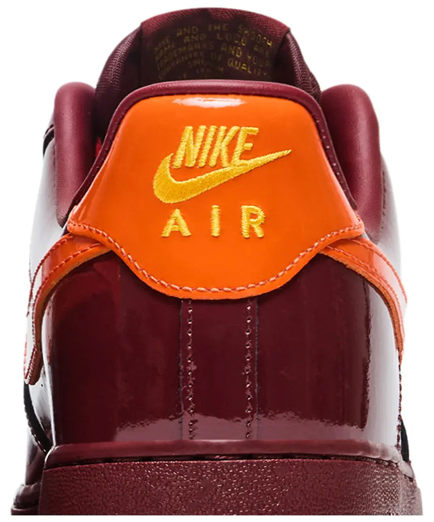 Nike Air Force 1 Low 'Patent Leather Dark Team Red'
