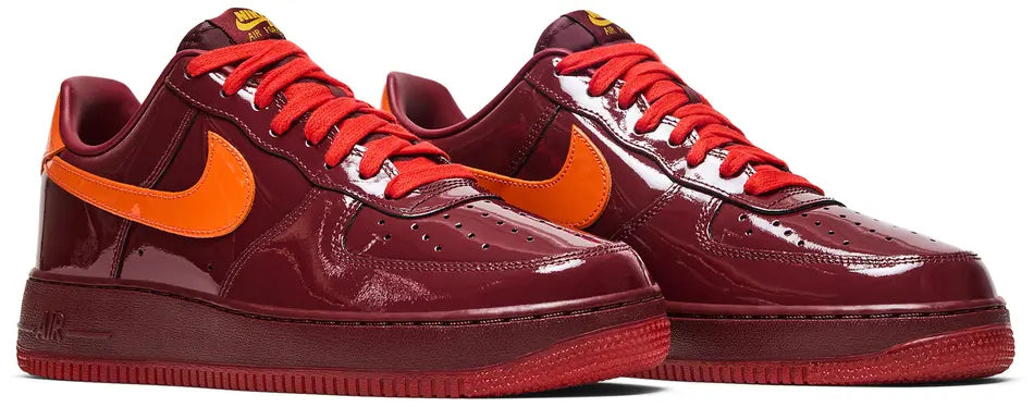 Nike Air Force 1 Low 'Patent Leather Dark Team Red'