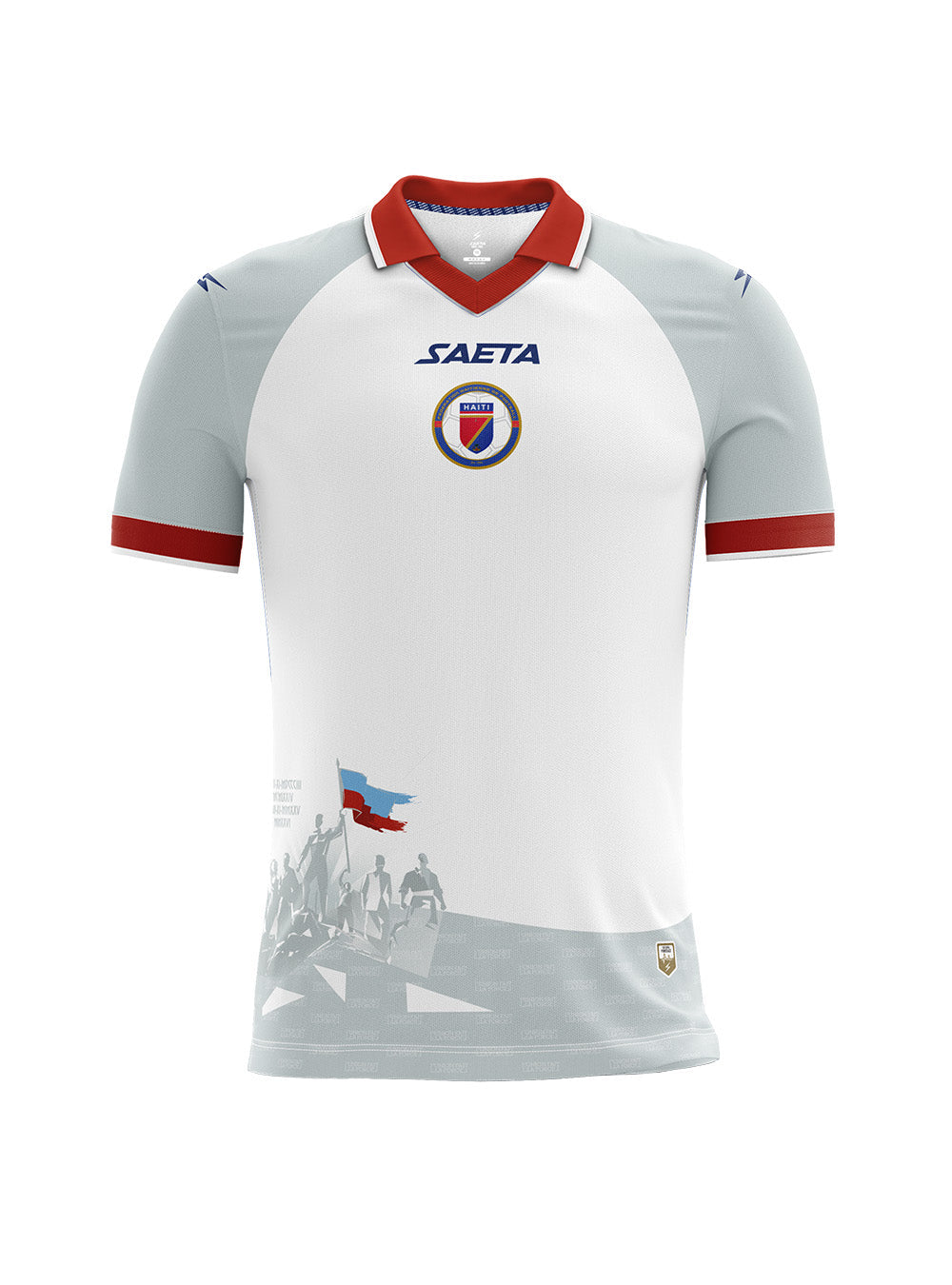 2026 Men's Authentic Haiti National Soccer Team Jersey White