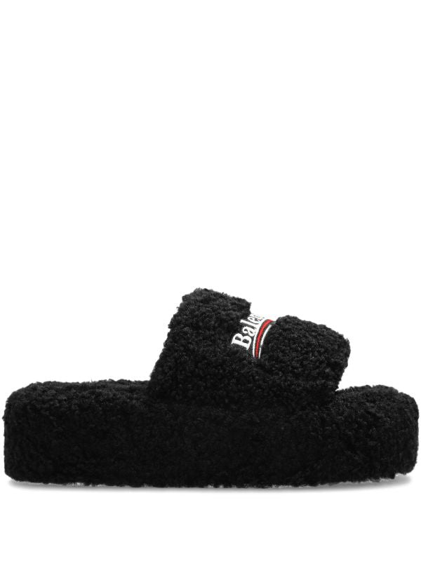 Balenciaga
logo-embroidered platform sandals