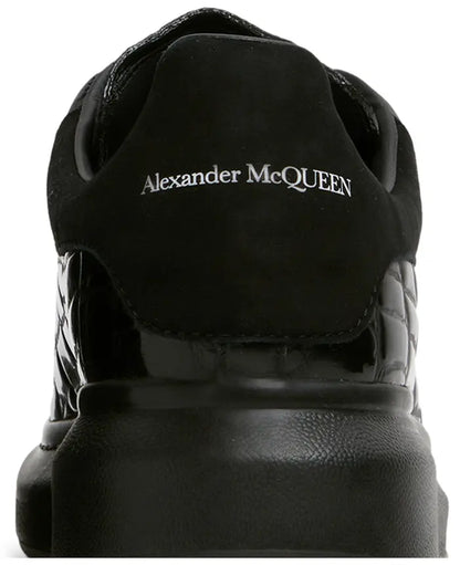 Alexander McQueen Oversized Sneaker 'Black Crocodile'