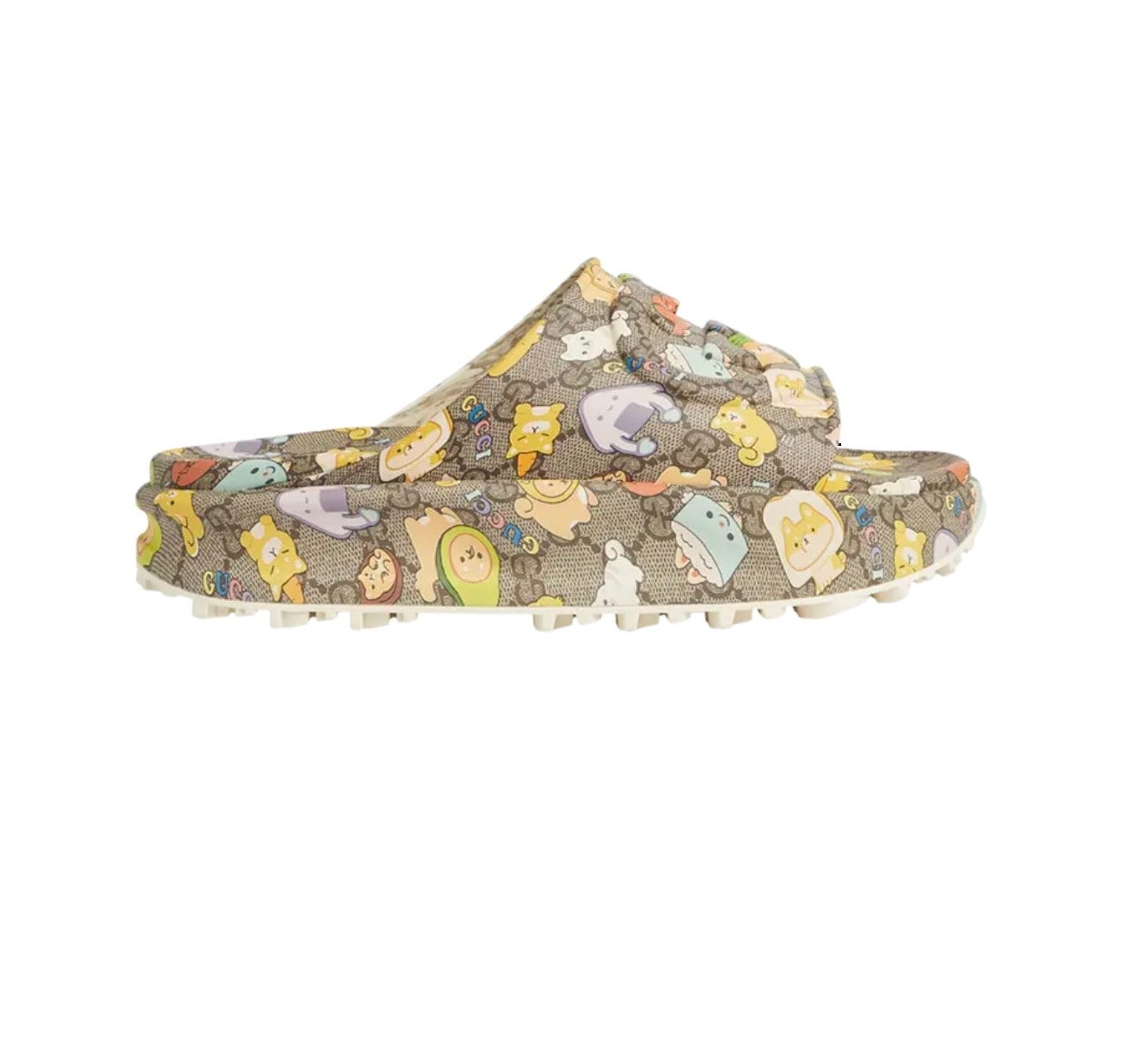 Pikarar x Gucci Slide Sandal 'GG Animal Print'