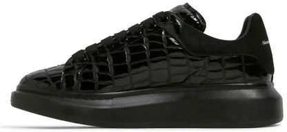 Alexander McQueen Oversized Sneaker 'Black Crocodile'