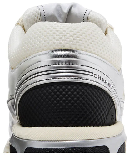 Chanel CC Logo Sneaker 'White Silver'