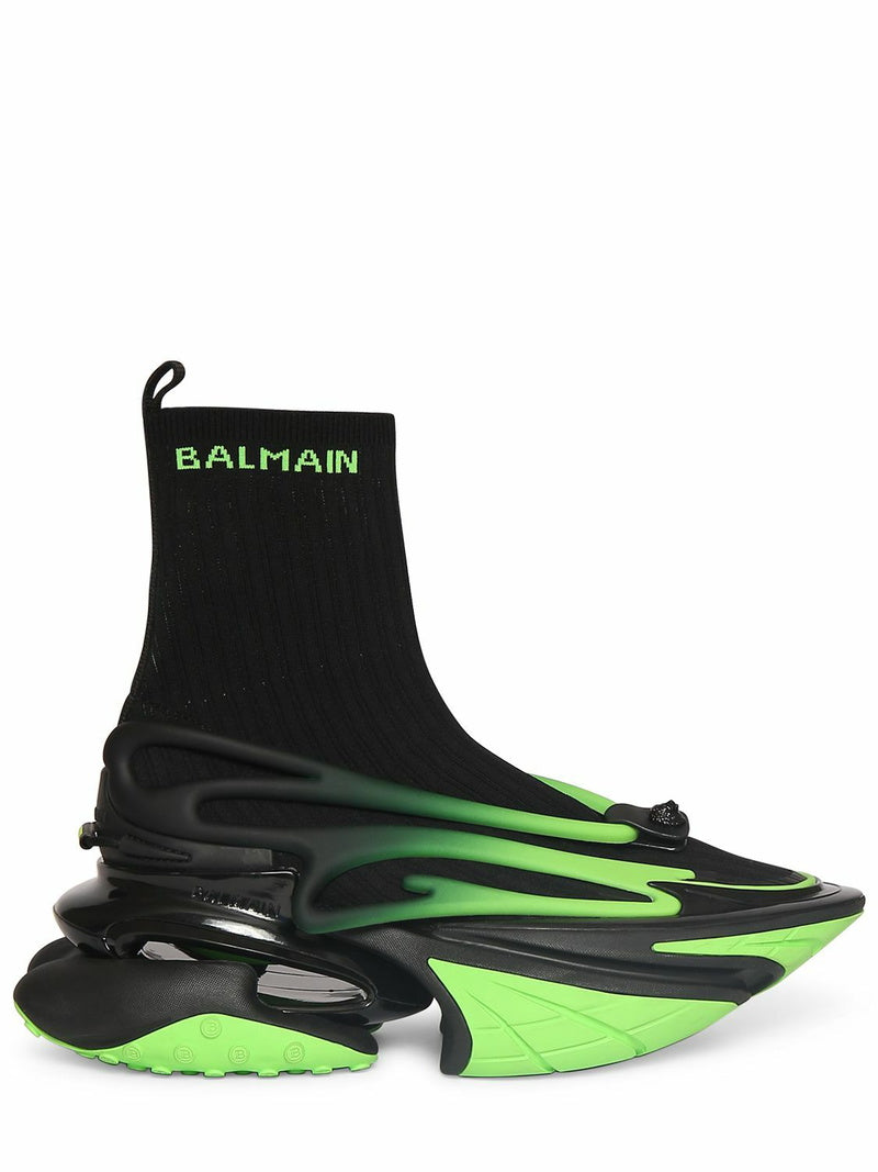 BALMAIN - Unicorn High Top Sneakers
