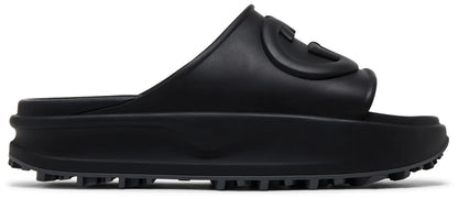 GucciInterlocking G slide sandal 'Black Rubber'