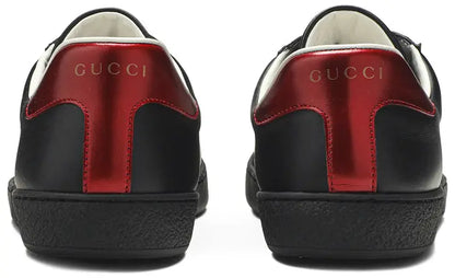 Gucci Ace Stripe Leather 'Black'