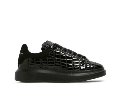Alexander McQueen Oversized Sneaker 'Black Crocodile'