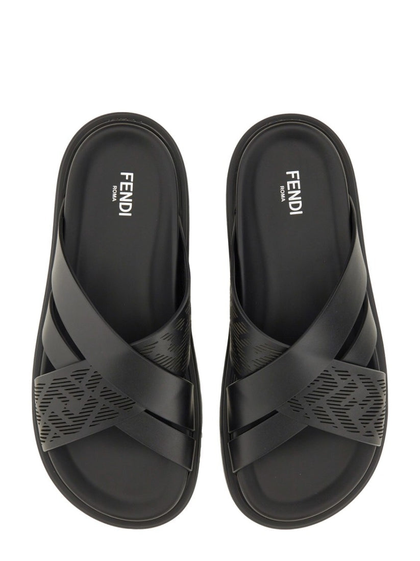 FENDI
Black Slide Sandals