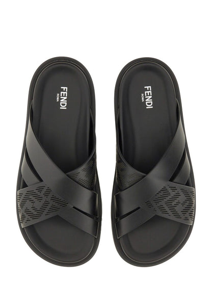 FENDI
Black Slide Sandals