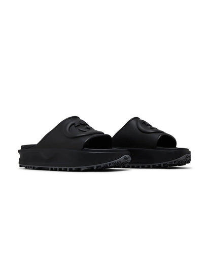 GucciInterlocking G slide sandal 'Black Rubber'