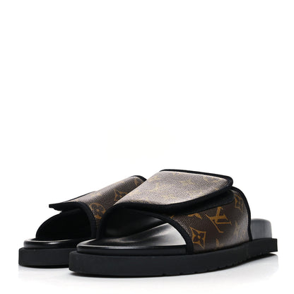 LOUIS VUITTON
Monogram Mens Miami Mule 9 Black