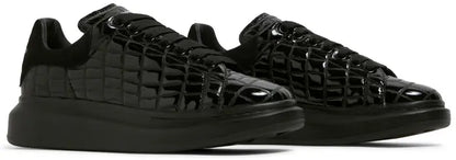 Alexander McQueen Oversized Sneaker 'Black Crocodile'