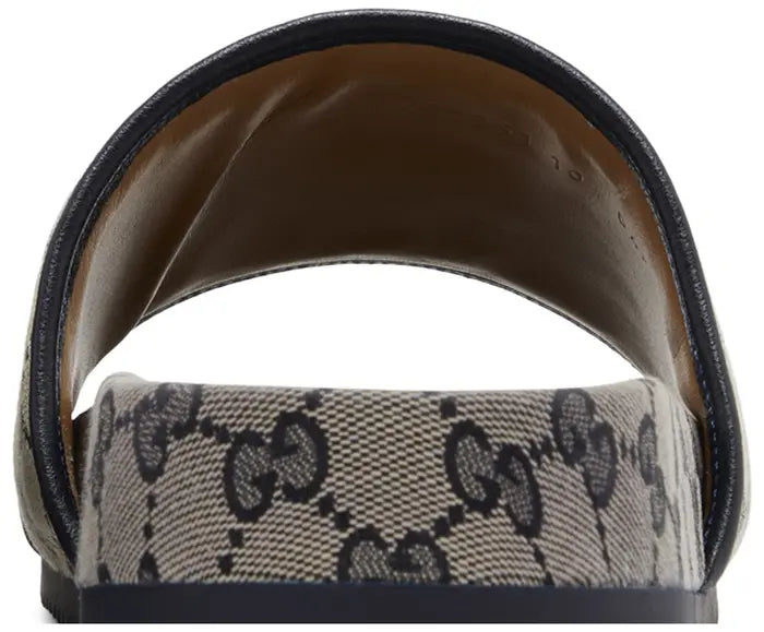 Gucci GG Slide Sandal 'Beige Blue Monogram'
