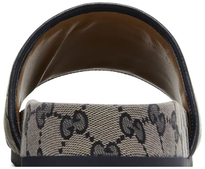 Gucci GG Slide Sandal 'Beige Blue Monogram'
