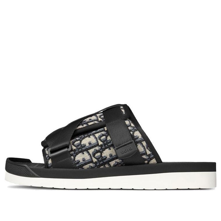 Dior Alpha Sandal 'Dior Oblique - Beige Black'