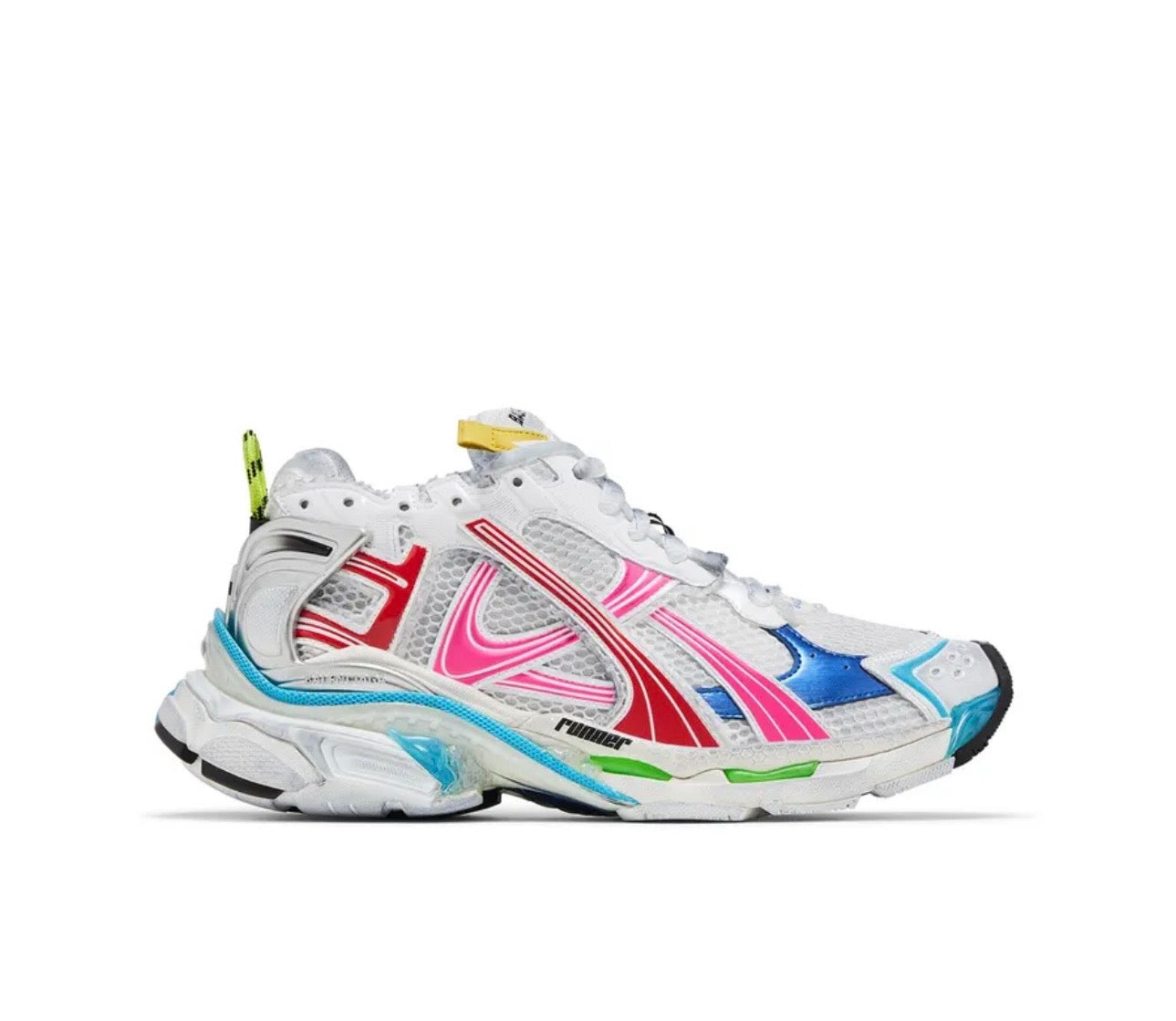 Balenciaga Runner Sneaker 'Worn-Out - White Multi-Color'