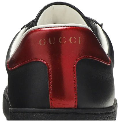 Gucci Ace Stripe Leather 'Black'