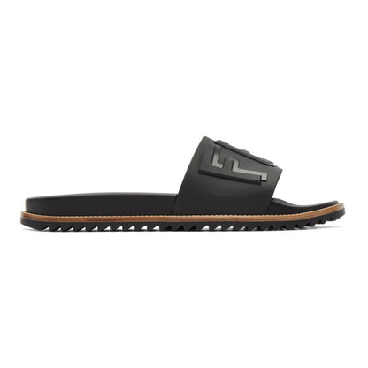 Fendi Black Rubber Fendi Vocabulary Slides