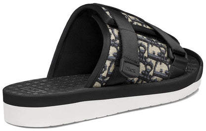 Dior Alpha Sandal 'Dior Oblique - Beige Black'