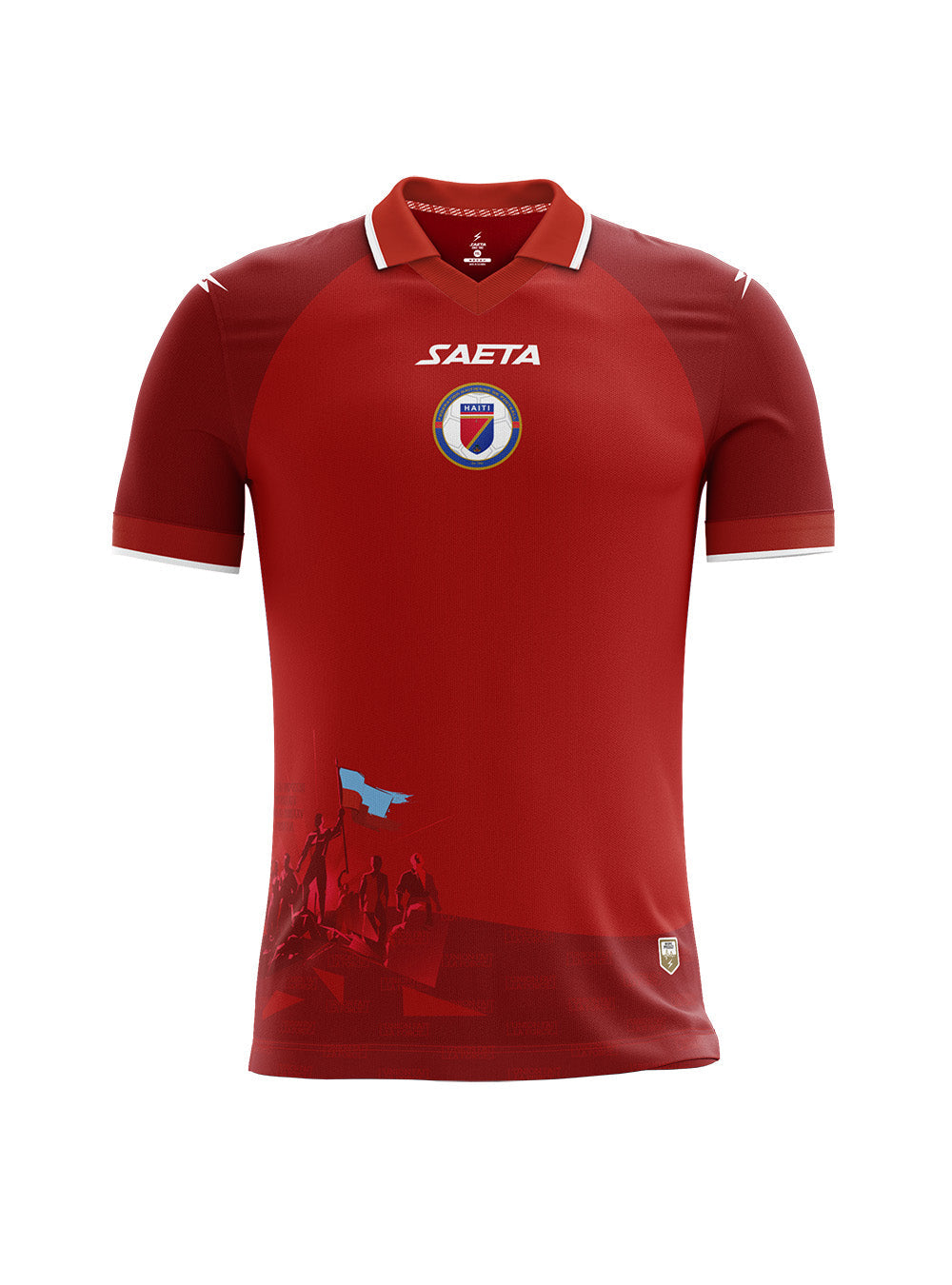 2026 Men's Authentic Haiti National Soccer Team Jersey Red