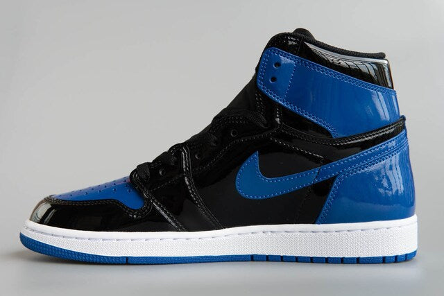 Air Jordan 1 Royal Blue Black Patent