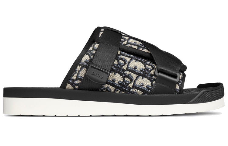 Dior Alpha Sandal 'Dior Oblique - Beige Black'