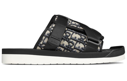 Dior Alpha Sandal 'Dior Oblique - Beige Black'