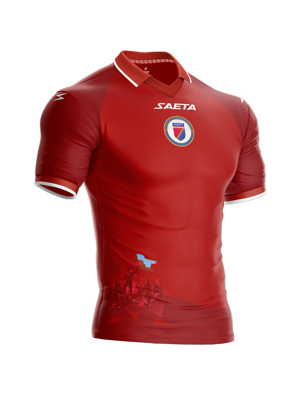 2026 Men's Authentic Haiti National Soccer Team Jersey Red