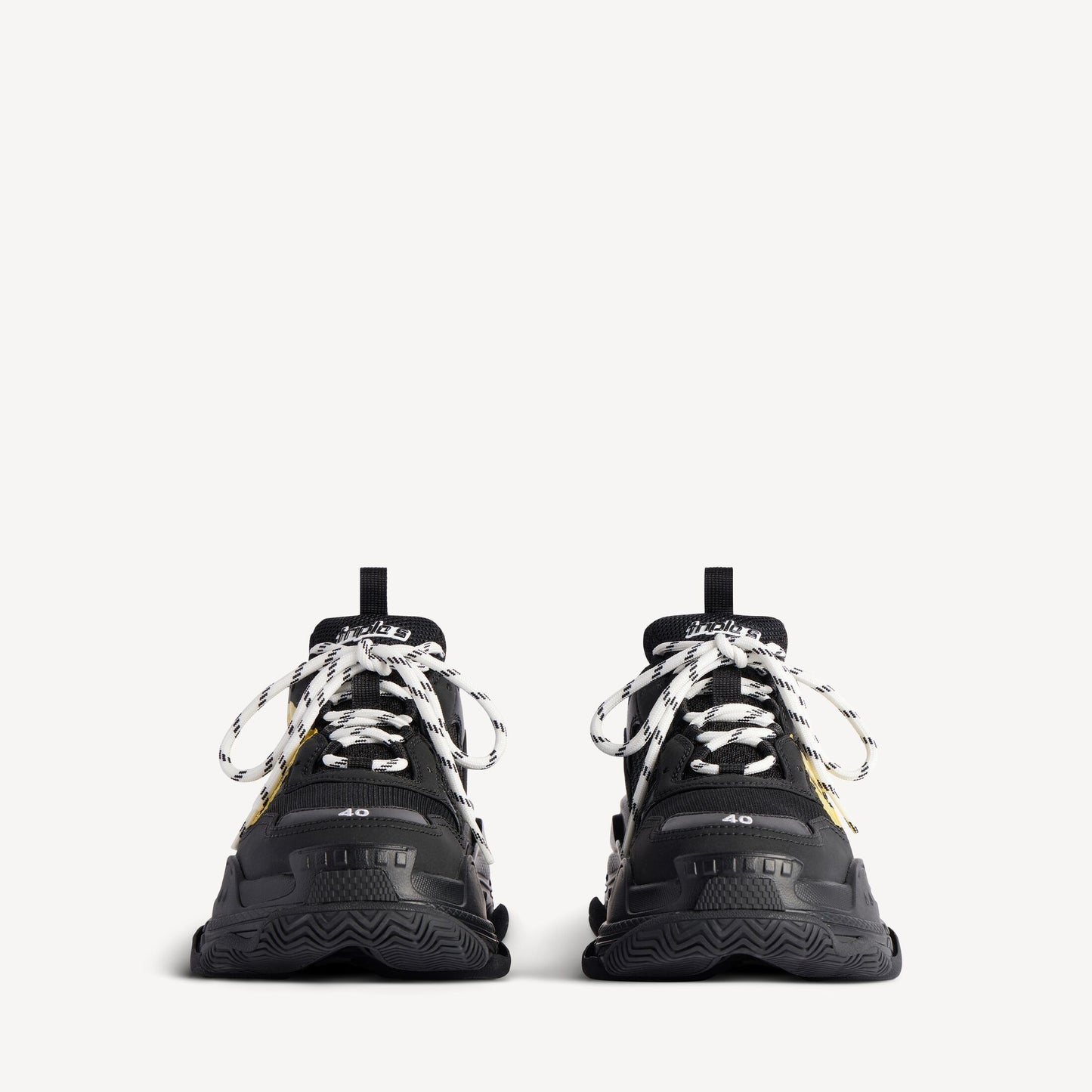 Balenciaga Triple S Sneaker 'Tape Type - Black Yellow'