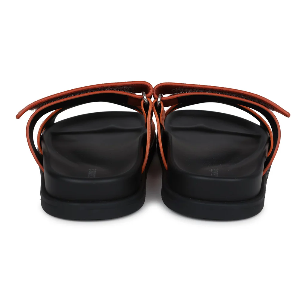 NEW Hermès Chypre Techno Sandals Rose Bois De Santal