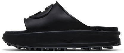 GucciInterlocking G slide sandal 'Black Rubber'