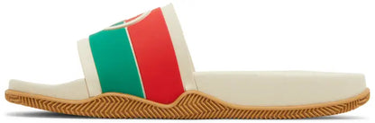 Gucci Slide 'Interlocking G - Orange Green'