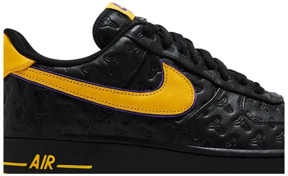 Kobe Bryant x Nike Air Force 1 Low 'Lakers Away' Numbered