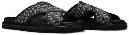 Dior Aqua Sandal 'Dior Oblique - Beige Black'